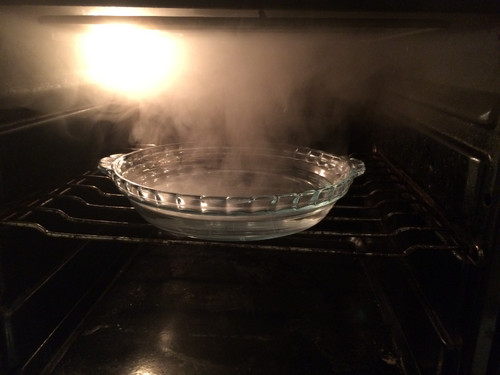 Можно ли ставить тарелку с водой в духовку?