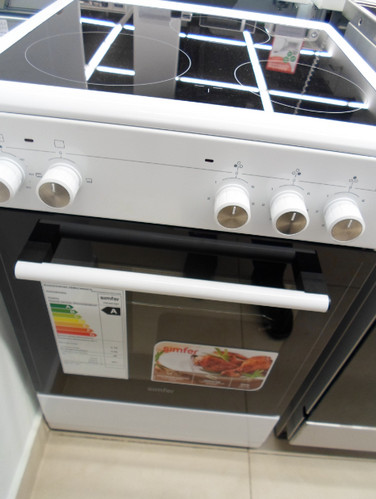 Зависимая отдельно стоящая индукционная плита с электрической духовкой