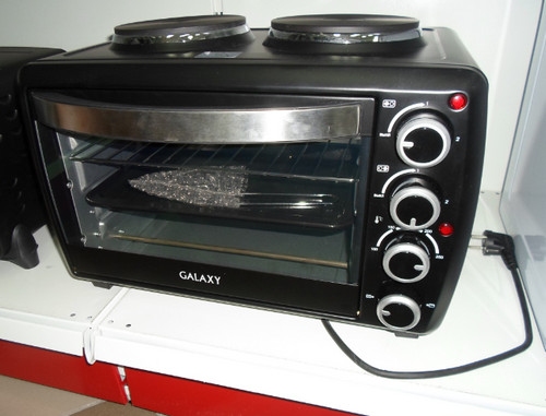 Компактная электро печь с плитой